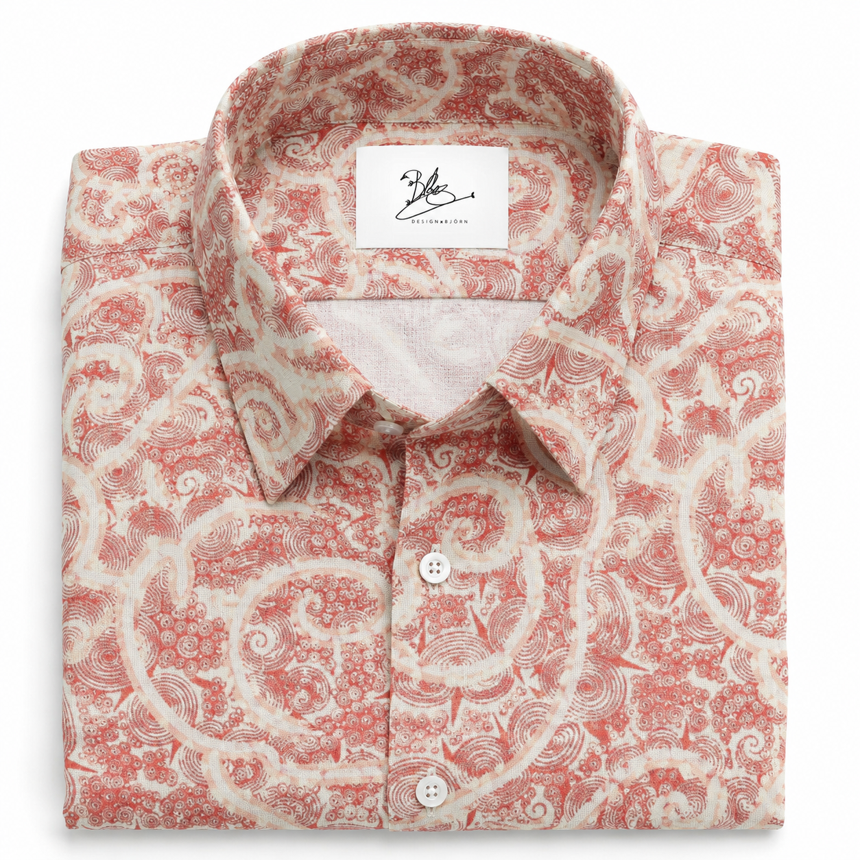Calypso Bloom — Harbour Island- Mens Short Sleeve Shirt