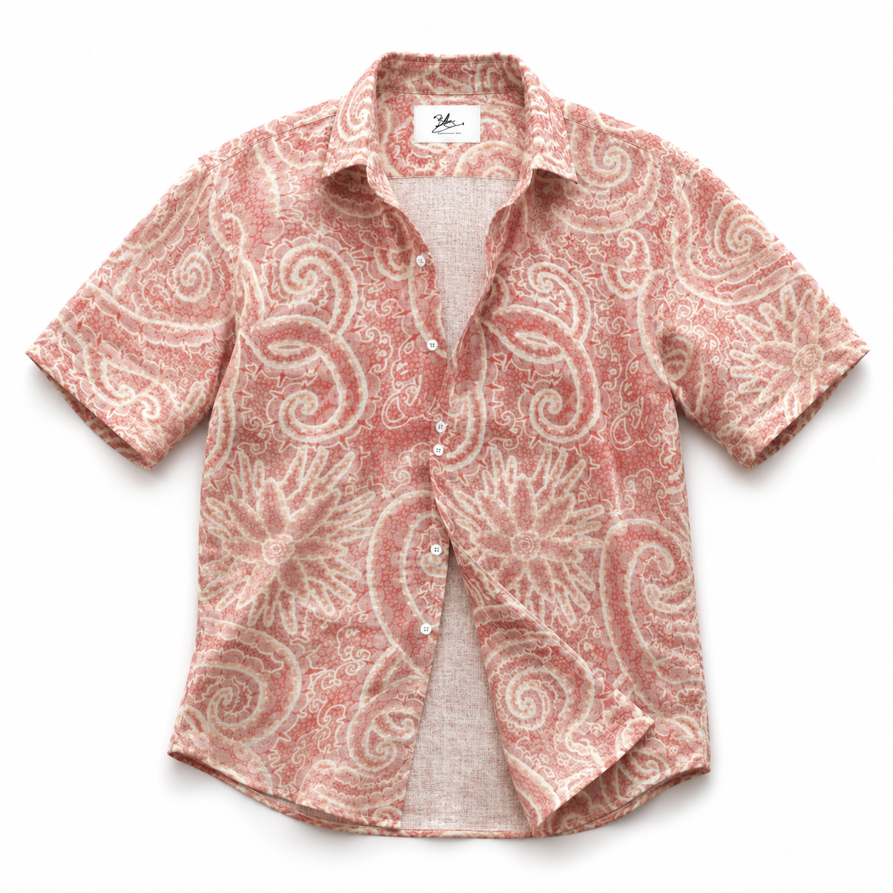 Calypso Bloom — Harbour Island- Mens Short Sleeve Shirt