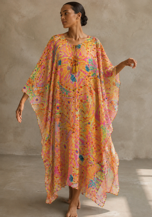 Solar Bloom Kaftan